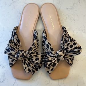 Loeffler Randall Daphne Leopard Sandal Size 7